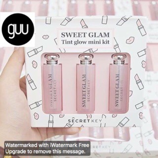 SET 3 SON DƯỠNG CÓ MÀU SECRET KEY SWEET GLAM TINT GLOW CHÍNH HÃNG