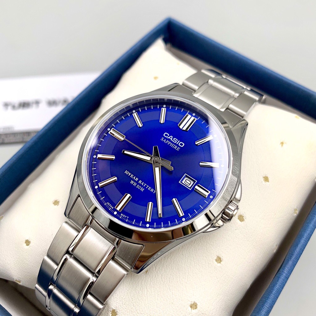 Đồng Hồ Nam Casio Standard MTS-100D-2AVDF Chính Hãng Dây Thép | Casio Standard MTS-100D-2A