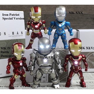 Mô hình iron man led 5 mẫu (bộ 1) lẻ