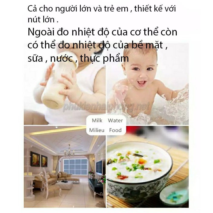 Nhiệt kế hồng ngoại đo trán cao cấp