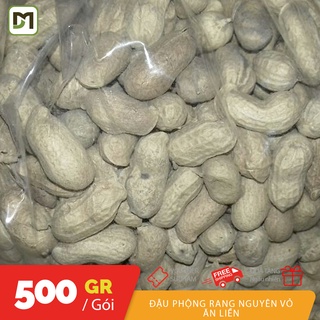 Túi 1KG đậu phộng rang sấy khô nguyên vỏ ăn liền ngọt bùi