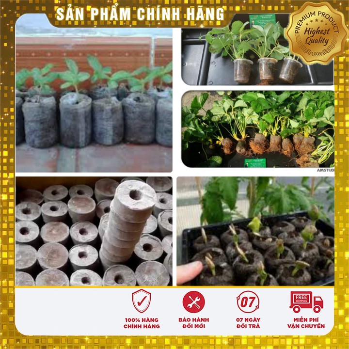 COMBO 50 viên nén xơ dừa ươm hạt