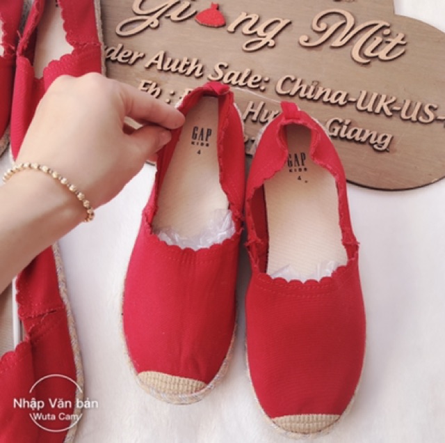 Giầy Gap đế cói size 29-34