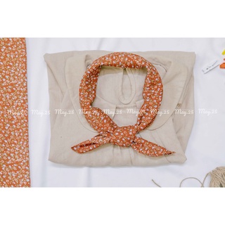 Khăn vuông, khăn turban, bandana vintage nhiều màu