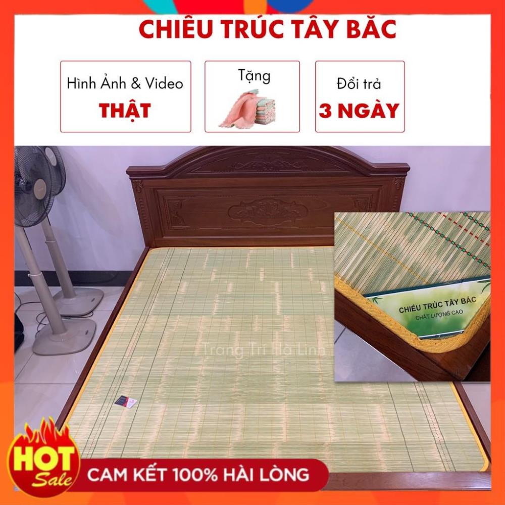 Chiếu trúc cao bằng in hoa,Chiếu tre trúc tây bắc chất lượng cao