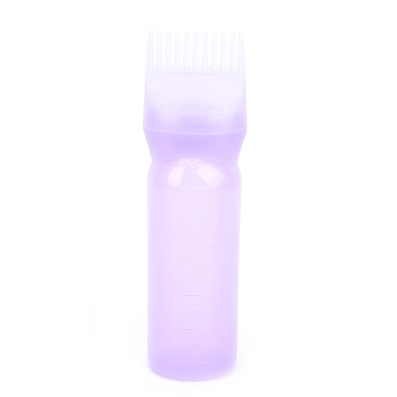 Lọ có đầu lược đựng thuốc nhuộm tóc 120ML chuyên dụng cho thợ làm tóc salon
