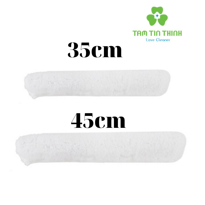 Bông thỏ lau kính thay thế Baiyun 35cm 45cm vệ sinh mọi loại gương kính