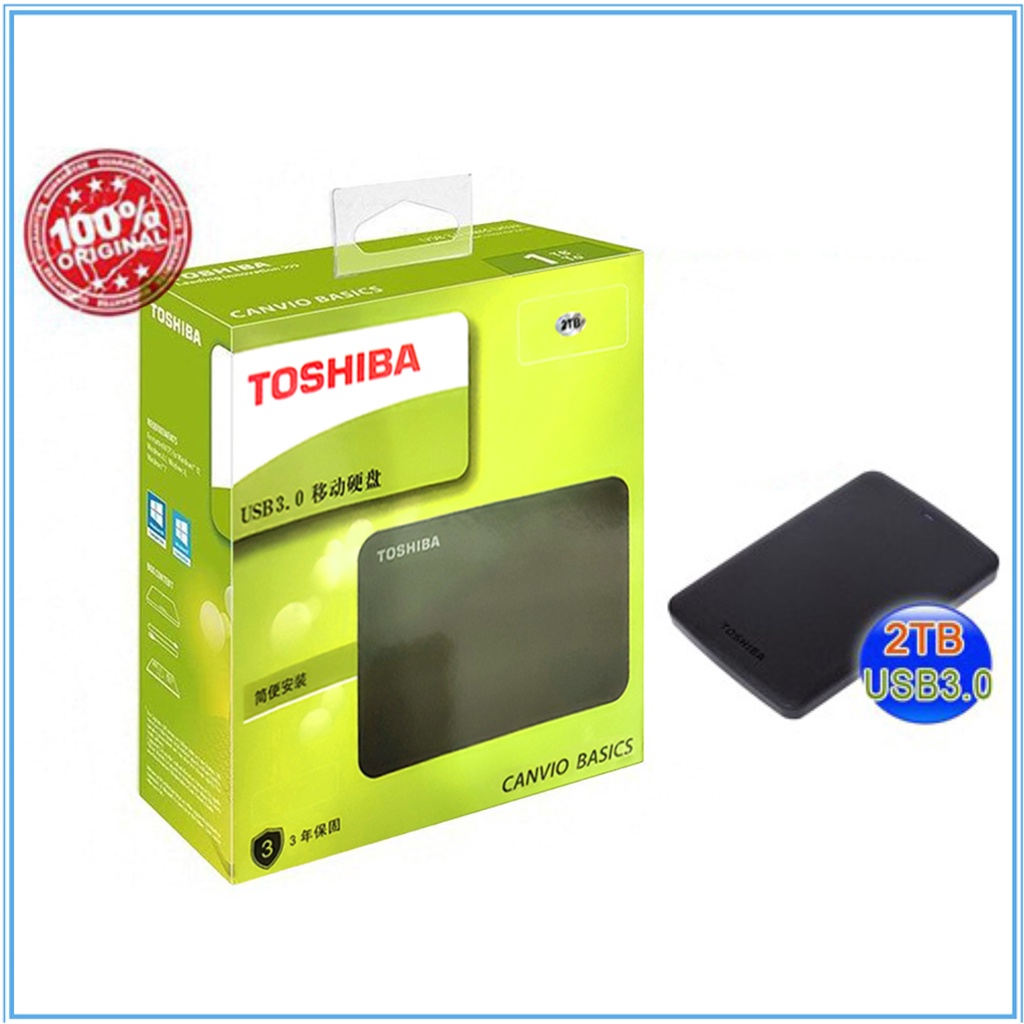 Ổ Cứng Đi Động Hdd Toshiba 500gb / 1tb / 2tb Usb 3.0