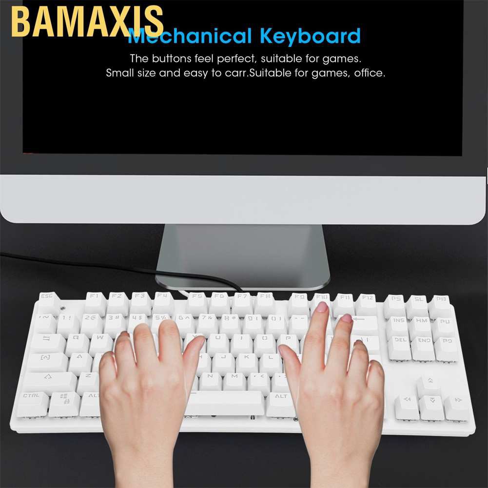 Bàn Phím Cơ Gaming Bamaxis 87 Phím 9 Chế Độ