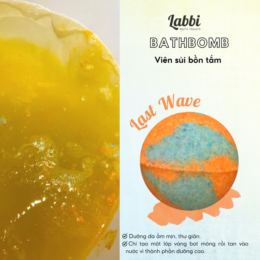 LAST WAVE [Labbi] Bath bomb /  Bom tắm / Viên thả bồn tắm