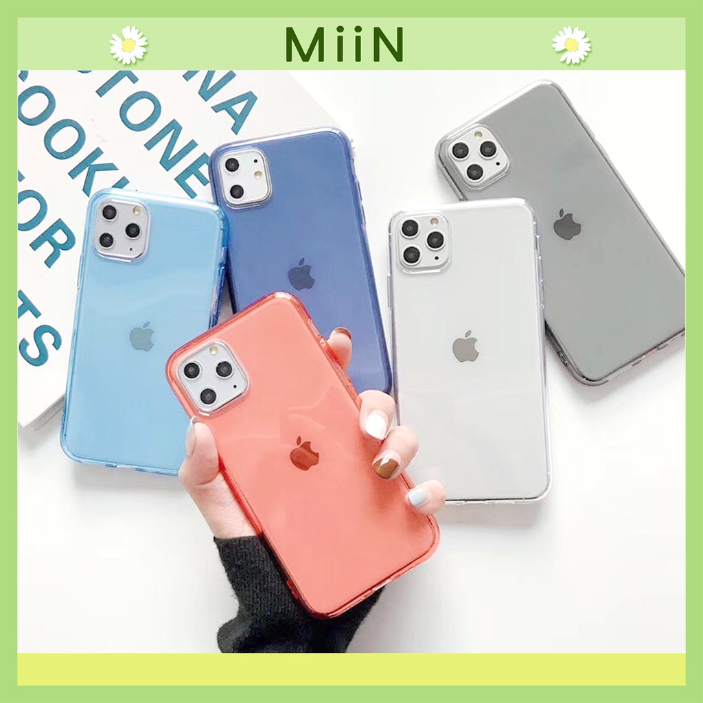 Ốp iphone Pastel Trong Suốt 5/5s/6/6plus/6s/6s plus/6/7/7plus/8/8plus/x/xs/xs max