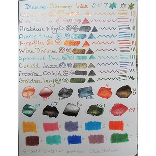 Mực nhũ - Diamine shimmer 50ml
