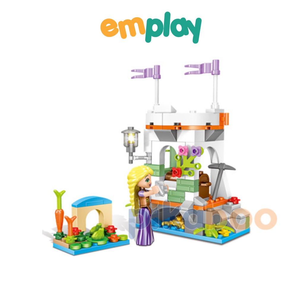 Đồ chơi xếp hình bé gái Emplay cao cấp, chất liệu nhựa ABS cao cấp an toàn, màu sắc trang nhã, thiết kế đẹp mắt đa dạng