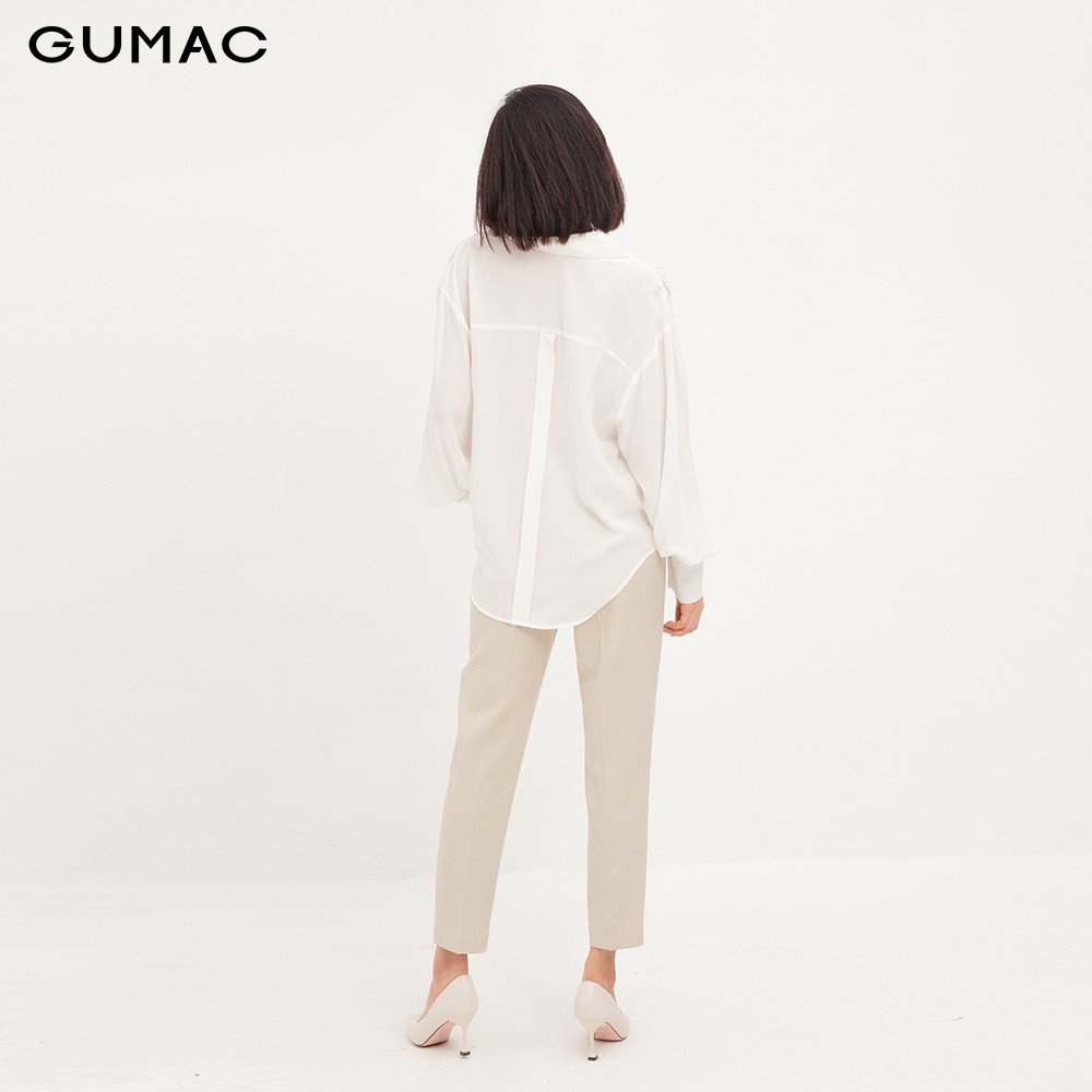 [Mã MABR07062 giảm 8% tối đa 50K đơn từ 249K] Quần tây nữ lưng phối màu GUMAC QA1274