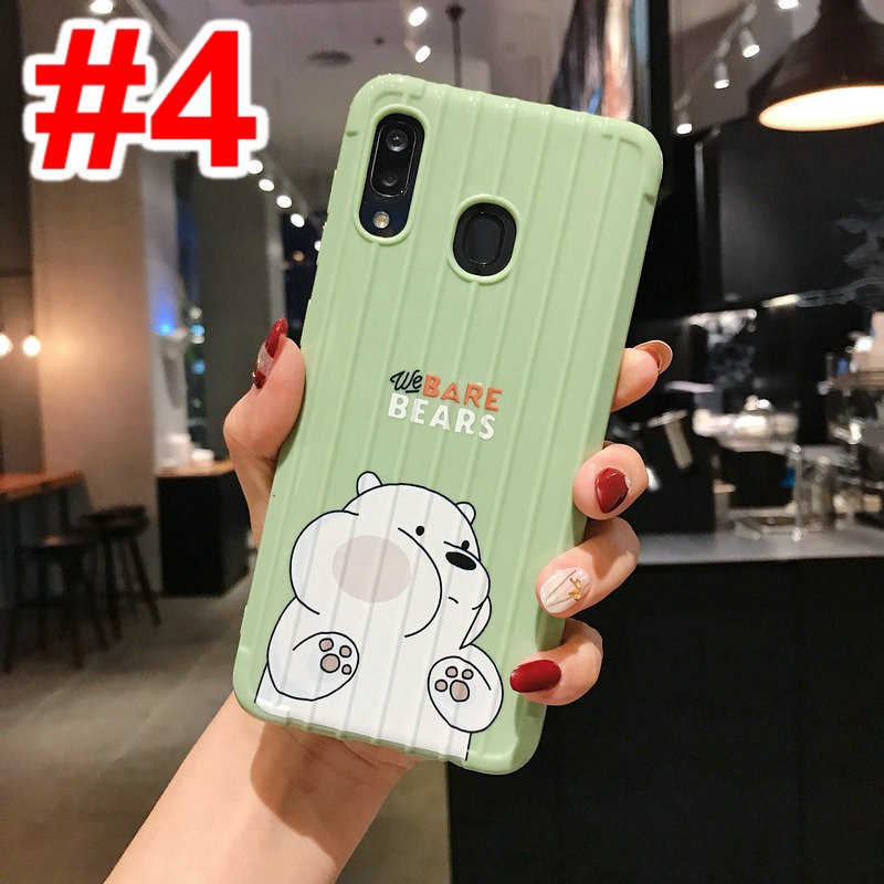 Casing Vivo Y55 Y55s S1 Y91C Y17 Y15 Y12 Y53 Y19 V17 Pro Cute Cartoon Bear Soft Case Cover