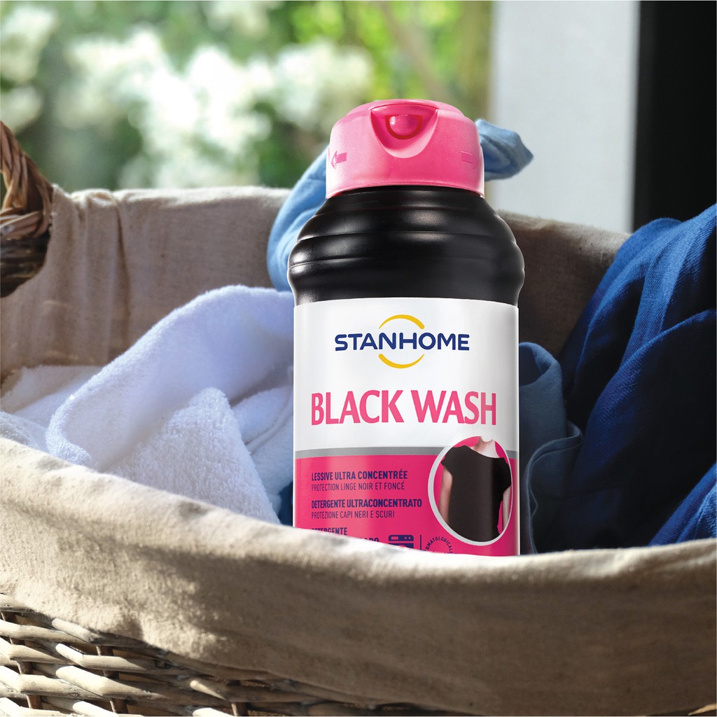 Nước giặt cho đồ tối màu Stanhome black wash 750ml