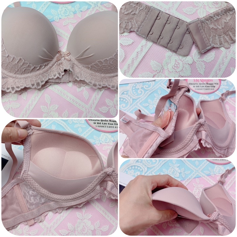 Áo ngực Thái Lan , áo lót nữ đệm dày siêu nâng 5cm không gọng cao cấp