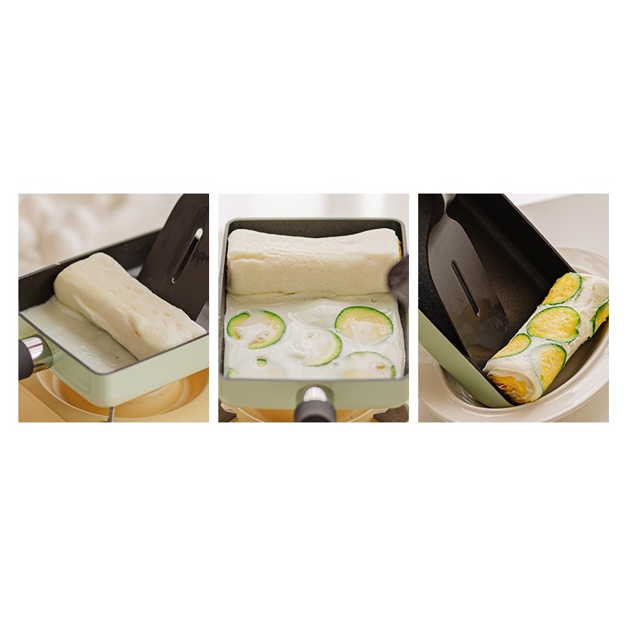 ♡K-kitchen♡ Chảo Hình Vuông 20cm
