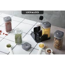 Bộ hũ thủy tinh 4 cái Lock&lock LLG696