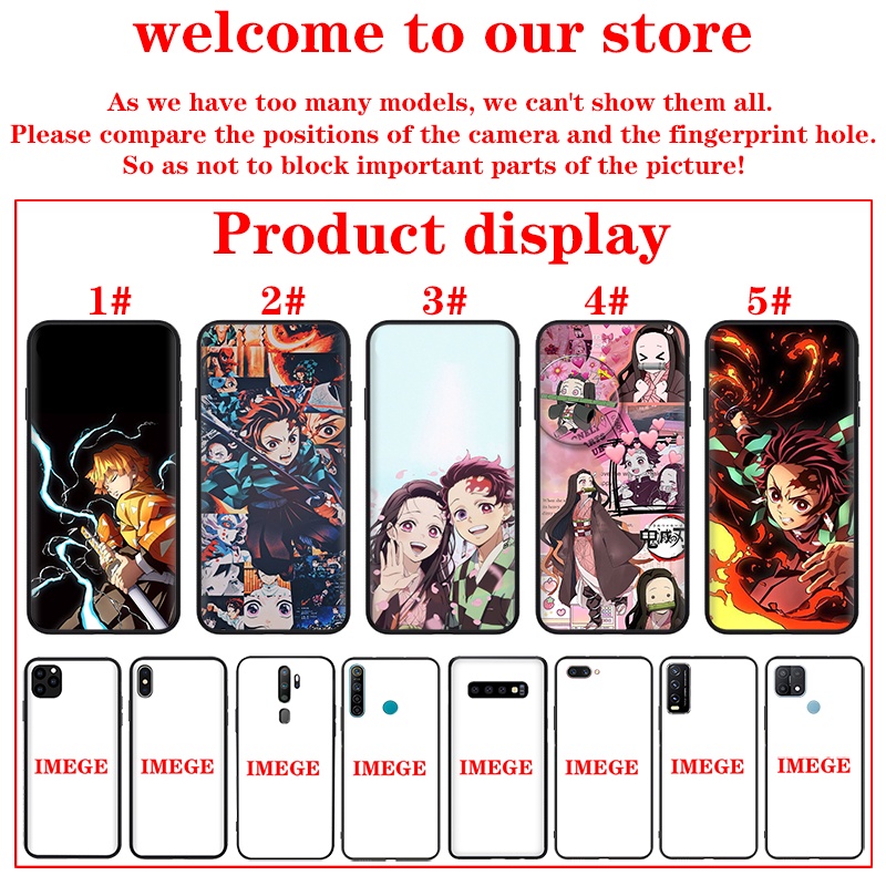 Ốp Điện Thoại Tpu Silicon Mềm Hình Demon Slayer 292f Cho Iphone 8 7 6s 6 Plus 5 5s Se 2016 2020 8 + 7 +