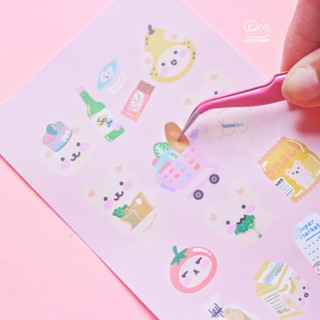 Nhíp gắp sticker đầu cong