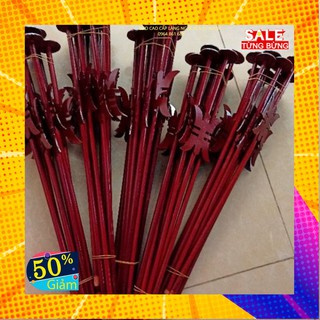 Cây cắm nhang vòng - cây cắm nhang vòng bằng gỗ dài 50cm