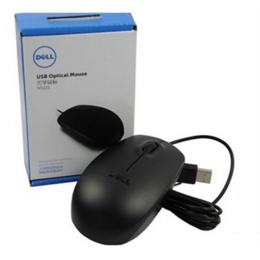 Chuột quang Dell MS111 với 3 nút bấm tiện dụng | BigBuy360 - bigbuy360.vn