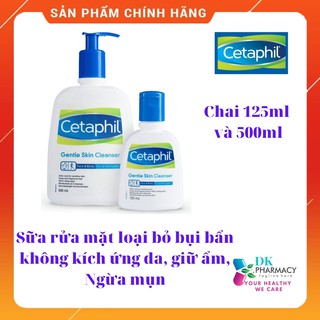 Sữa Rửa mặt Cetaphil Gentle SKin Cleanser-Làm sạch bụi bẩn, dưỡng ẩm, Ngăn ngừa mụn