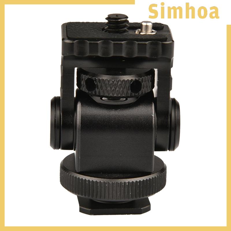 DSLR Camera Monitor Mount Holder Swivel 360 and 180 Tilt Load Bearing 2kg