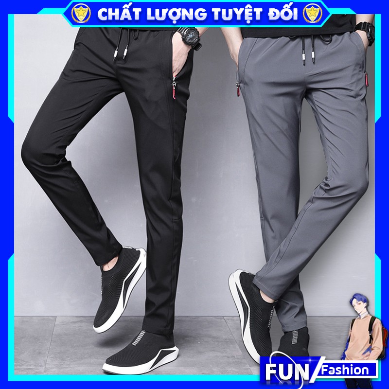 Quần thể thao nam 💥FREESHIP💥 Quần jogger nam mã TT78 kiểu thun trơn bó ống co giãn Hàn Quốc đẹp ống dài mùa hè thu | BigBuy360 - bigbuy360.vn