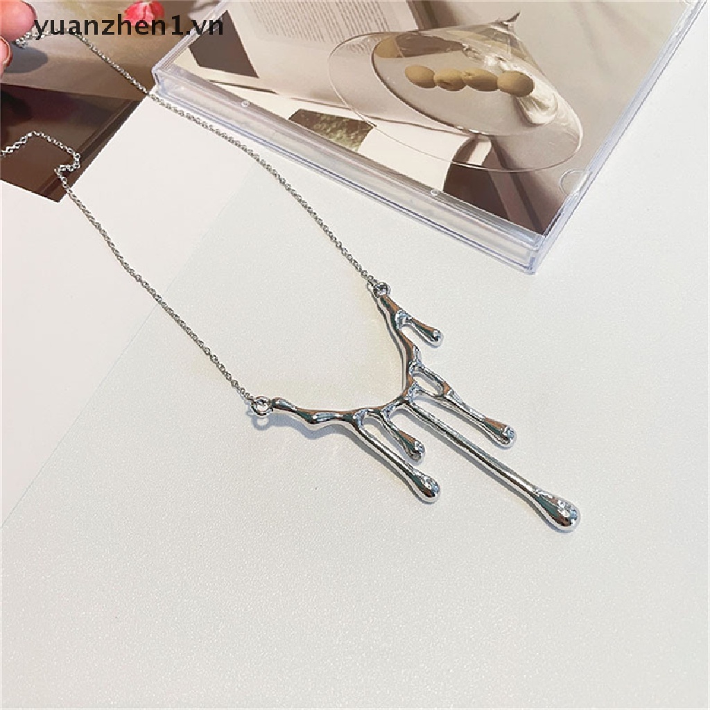 Vòng Cổ Choker Đính Đá Hình Giọt Nước Phong Cách Vintage Thanh Lịch Dành Cho Nữ