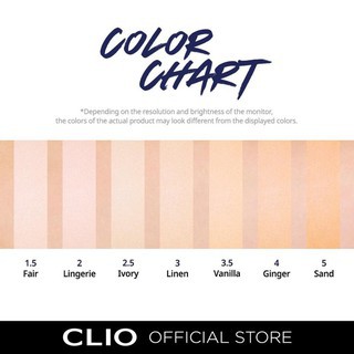Phấn nước che khuyết điểm CLIO Kill Cover Founwear Cushion All New Set #Lingerie #Linen #Vanilla #Ginger #Lvory-NiNiShop | BigBuy360 - bigbuy360.vn