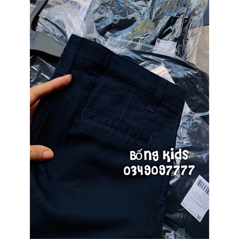 Quần Tây Bé Trai Kaki Basic Xanh Navy O’stin