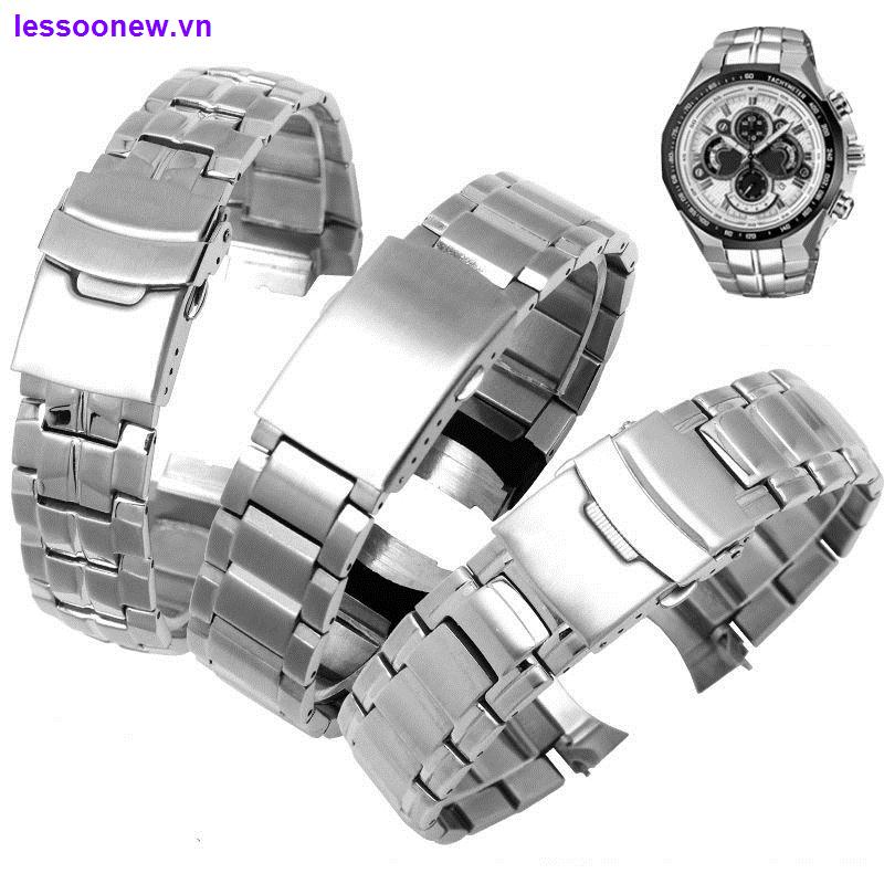 Dây Đeo Thay Thế Bằng Thép Không Gỉ Dành Cho Đồng Hồ Casio EF-554 EF-502 ERF-540 EFE503 b36