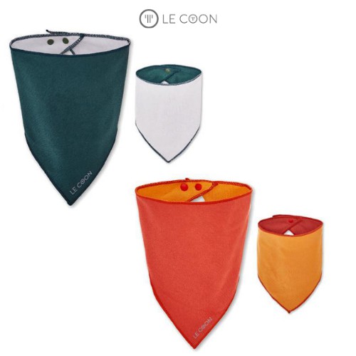 LE COON | Set 2 Yếm Tam Giác | COMFY | 0-2 tuổi