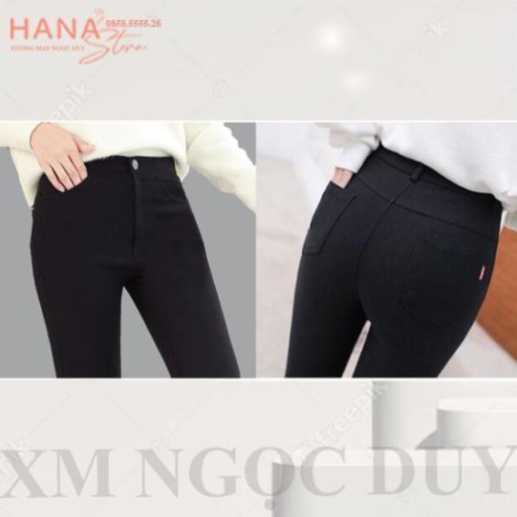 Quần legging nữ (Hàng đẹp loại 1) cạp cao co giãn