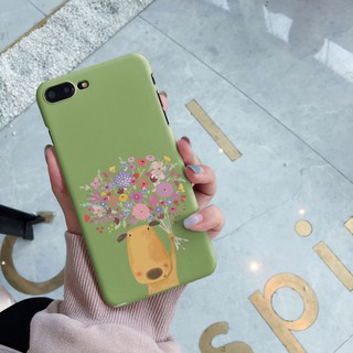 [Freeship toàn quốc từ 50k] Ốp lưng chống sốc Chó tặng hoa