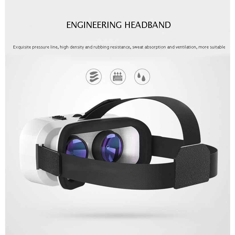 Bộ Kính Thực Tế Ảo 3d Mini Vr Shinecon Cho Google Cardboard Smartp