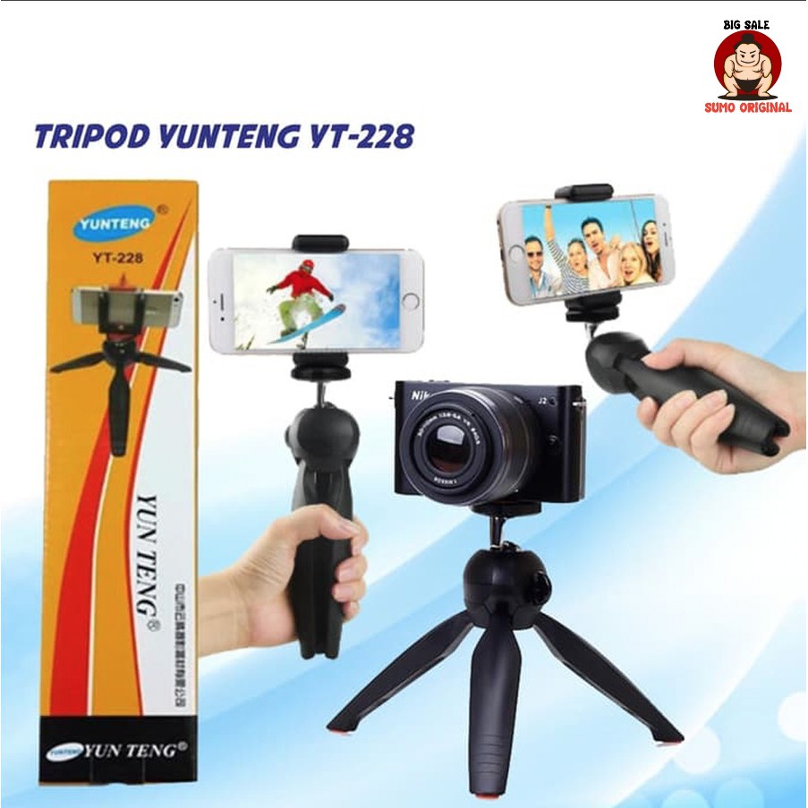 YUNTENG Giá Đỡ Ba Chân Chụp Ảnh Thông Dụng Yt 228 Yt228