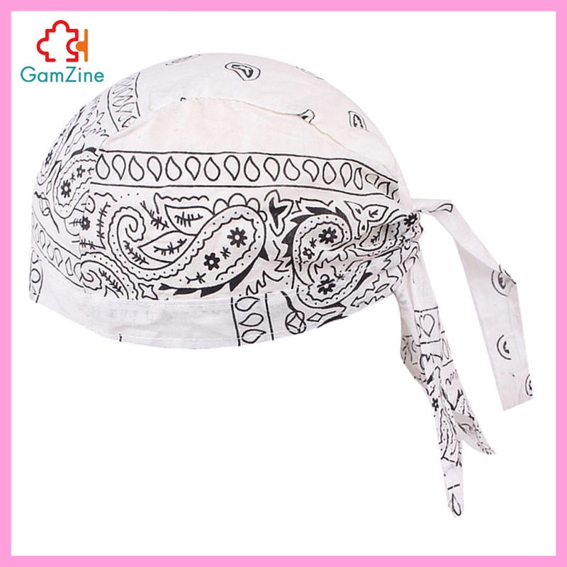 Set 2 khăn turban đội đầu bằng vải cotton dùng cho bệnh nhân ung thư