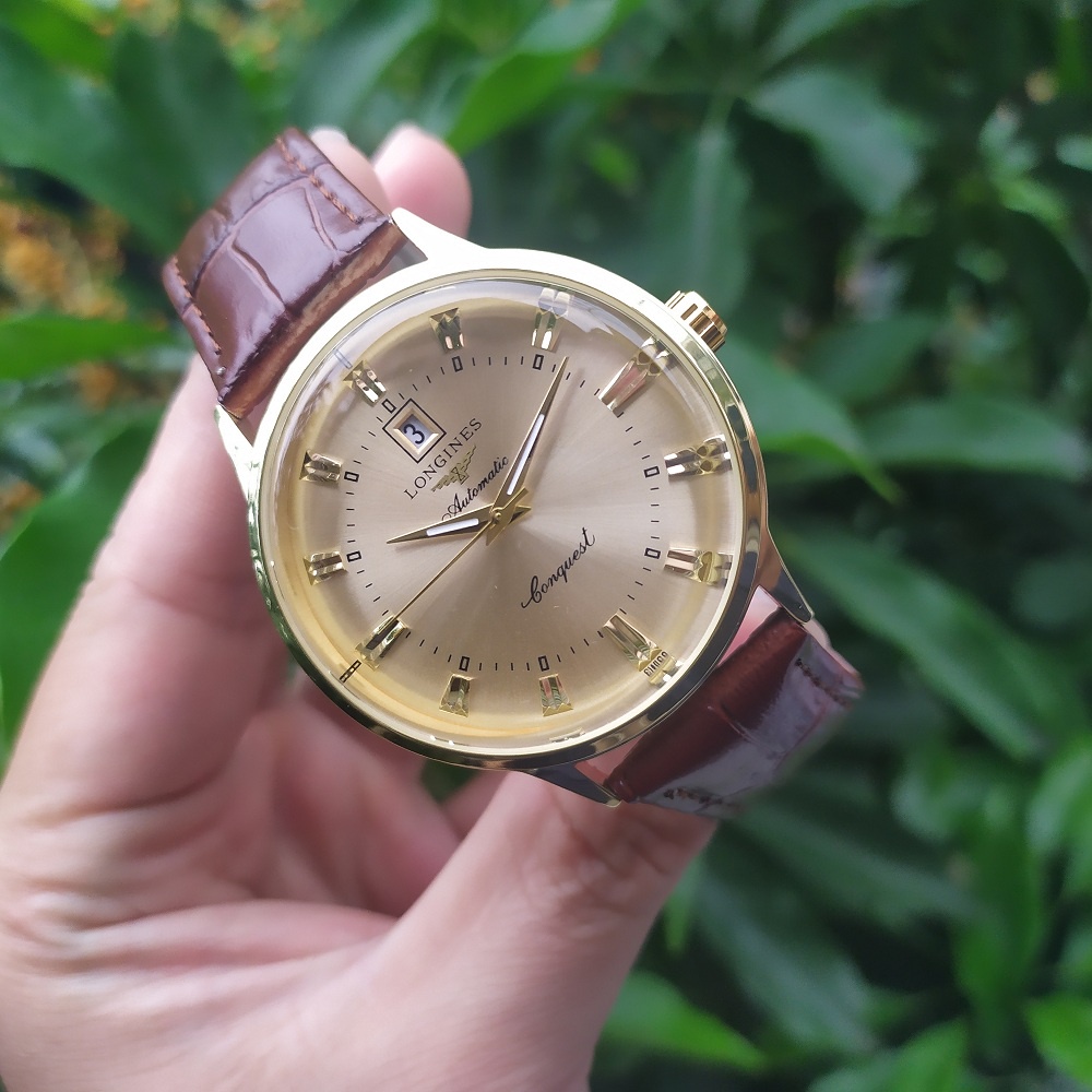 Đồng hồ nam Longgines dây da cao cấp | BigBuy360 - bigbuy360.vn