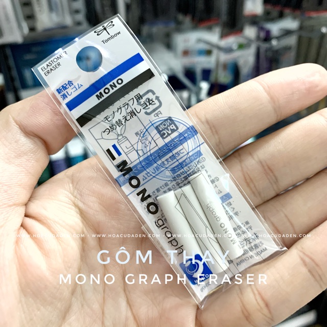 [DA ĐEN] Ruột Gôm Thay Bút Chì Tombow Mono Graph