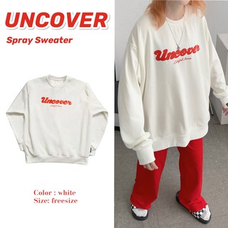 Áo Sweater Uncover Spray Trắng