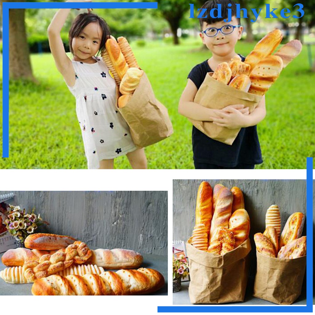 Bánh Mì Giả Màu Sắc Tươi Sáng Dùng Để Trang Trí