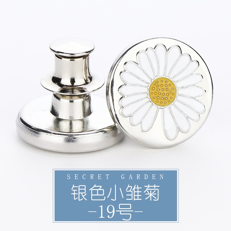 Ghim Cài Thắt Lưng Bằng Kim Loại Không Đục Lỗ