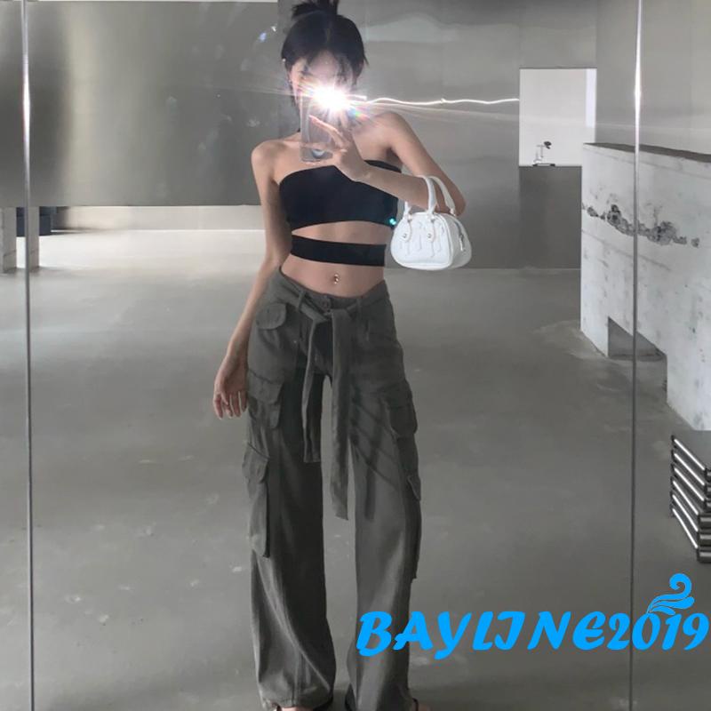 Áo Croptop Không Tay Hở Lưng Màu Trơn Thời Trang Mùa Hè Dành Cho Nữ