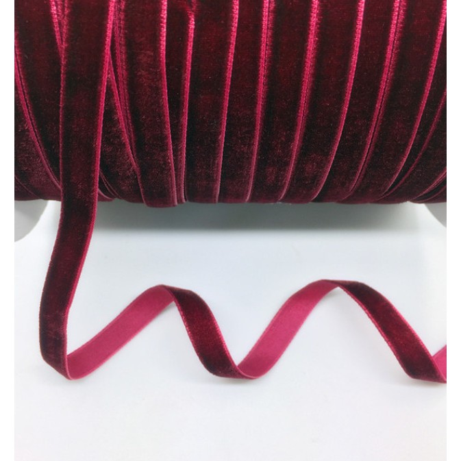 Cuộn dây ruy băng nhung mềm thoải mái kích thước 5 yards 3/8&quot; 10mm dùng làm đồ trang sức thủ công tiện lợi