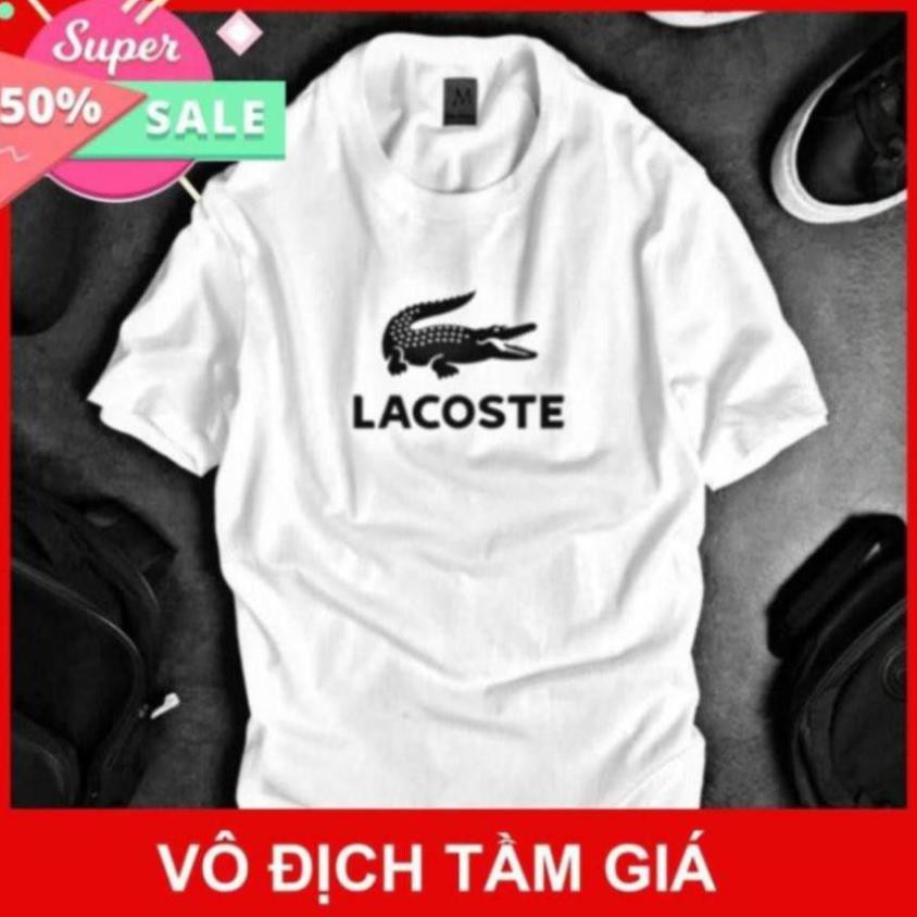 [ÁO THUN IN  ] - [GIẢM SẬP SÀN] [FLASH SALE] Áo thun cá sấu Lacoste hàng hiệu 2020