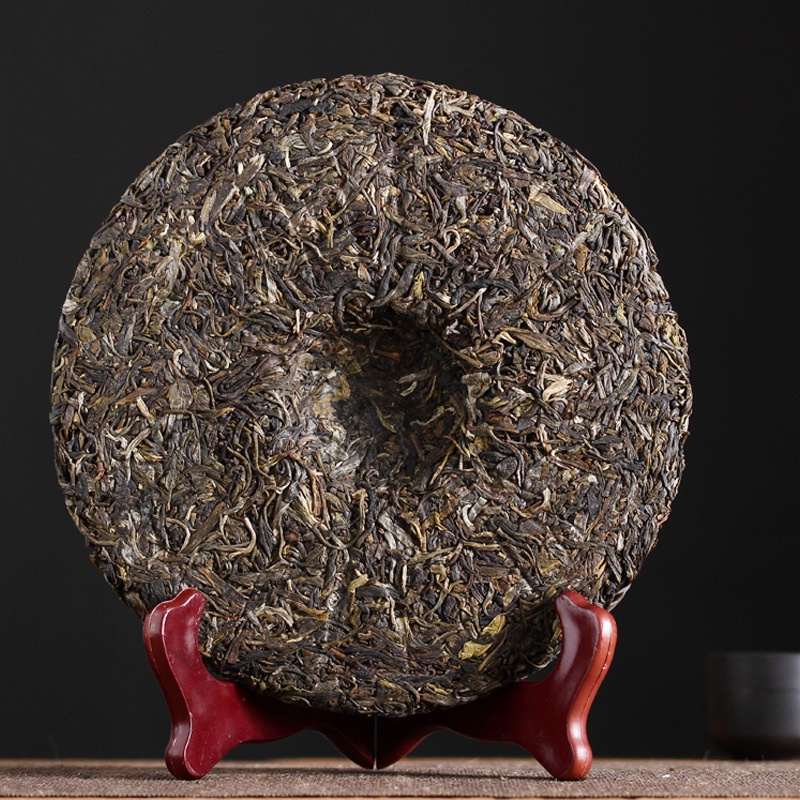 Bánh Trà Phổ Nhĩ Sống Mãnh Hải Vân Nam 357 gram (Trà Vụ Xuân Năm 2017)