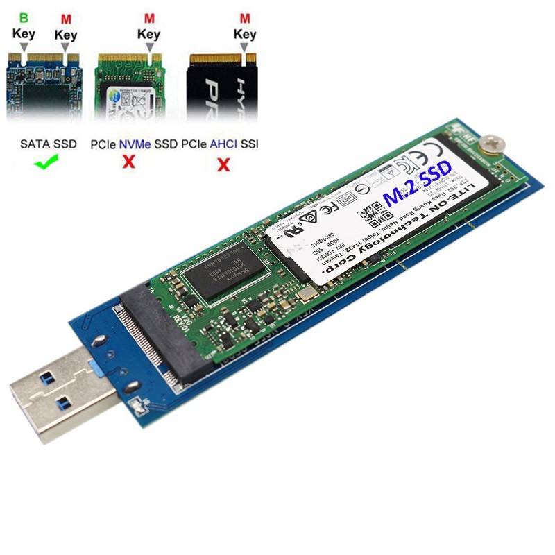 Ổ Cứng Di Động Dg Usb 3.0 Sang M.2 Ngff Ssd 22mm X 30mm/42mm/60mm/80 mm | BigBuy360 - bigbuy360.vn